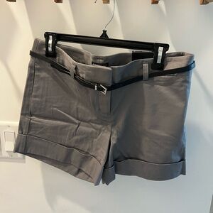 Dark Gray Express Bermuda Shorts w/belt NWT